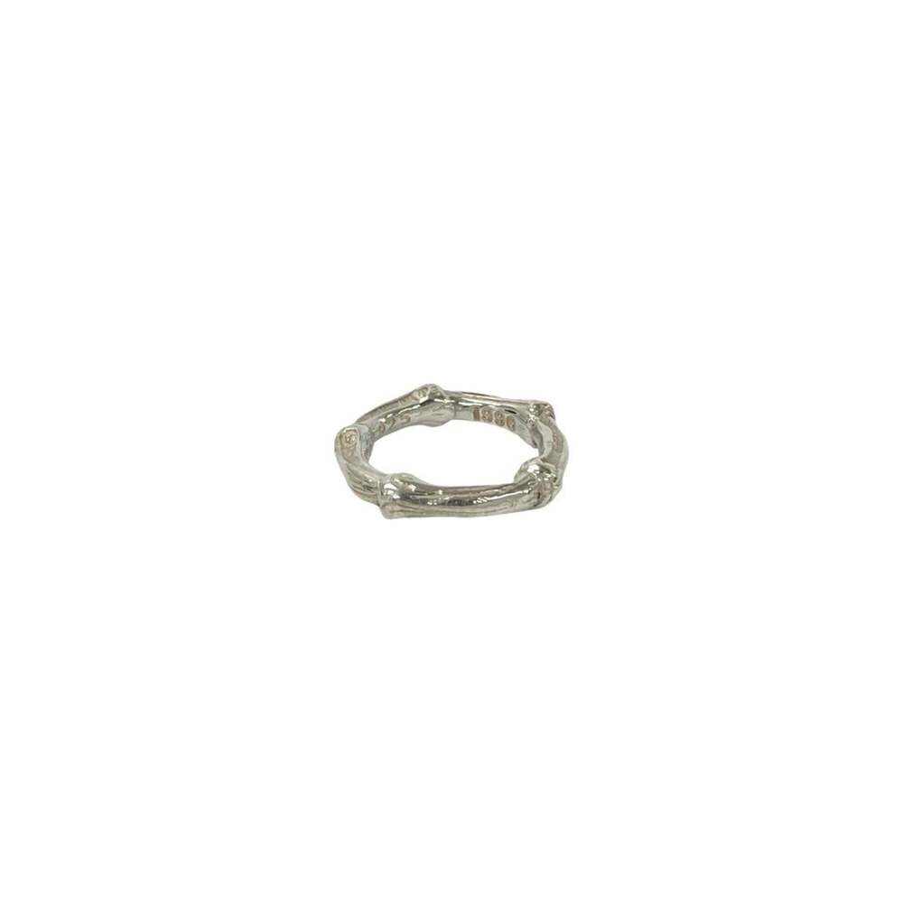 TIFFANY Silver Bamboo Ring - Picture 4 of 6